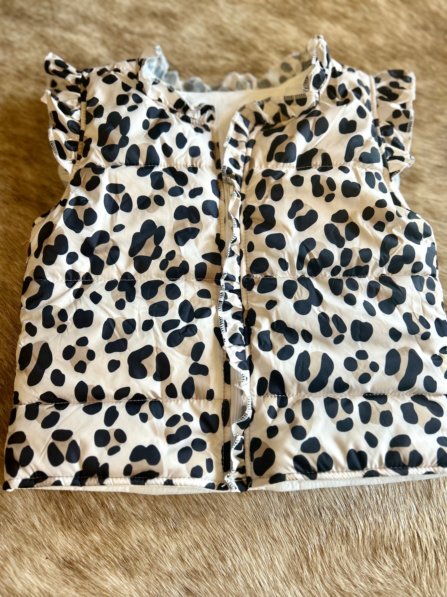 Leopard Girls Vest