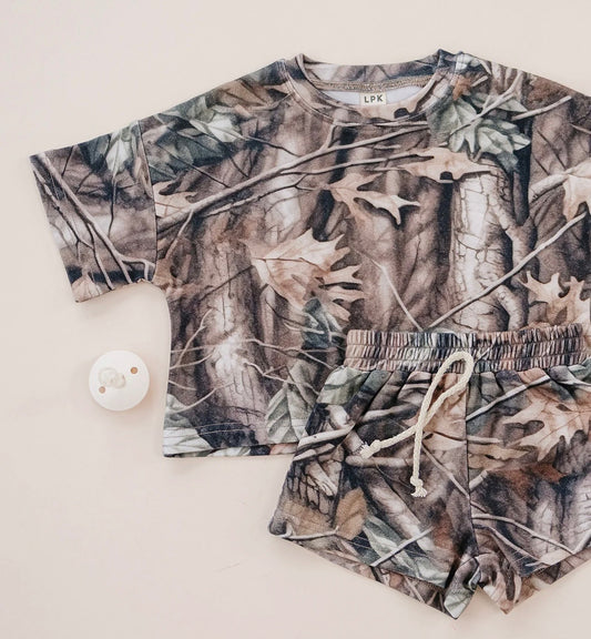 Camo Short Set