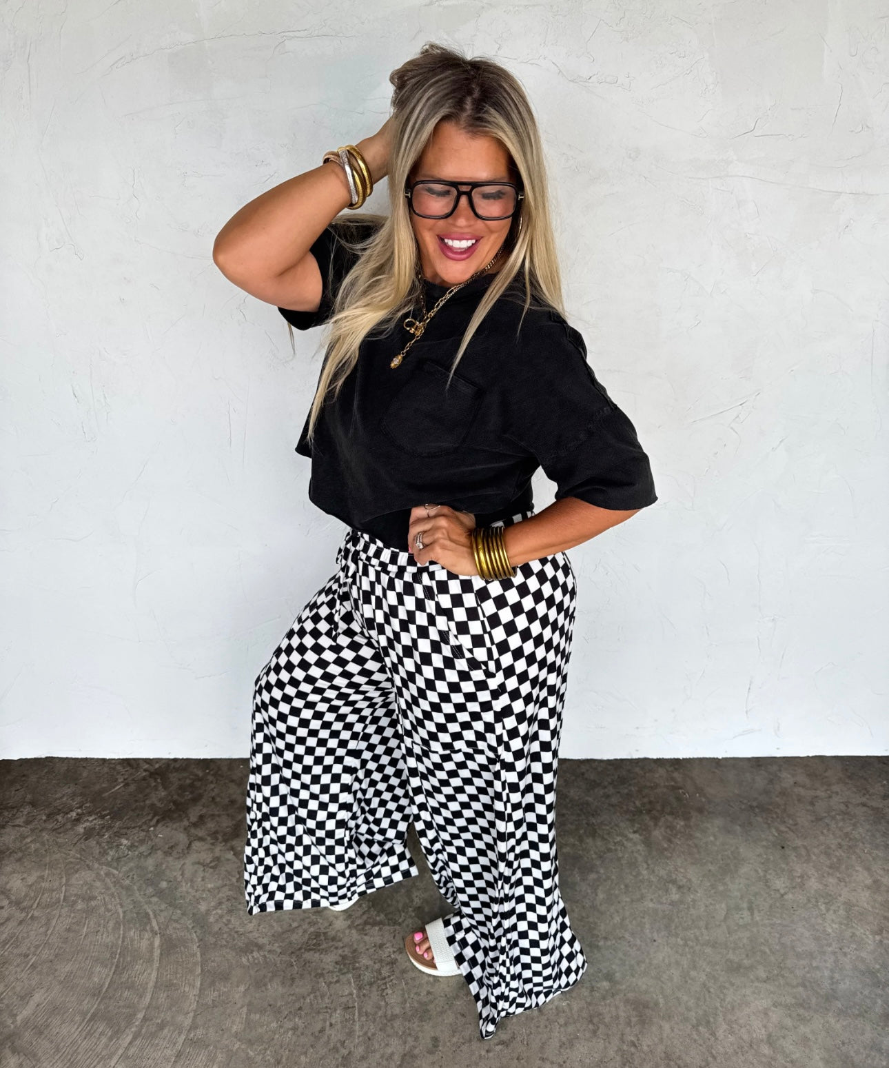 Haddie Checkered Pants
