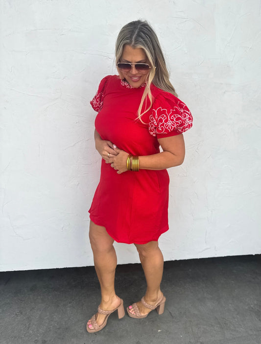 Red Spring Dress