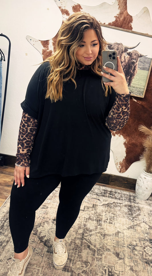 Curvy Midnight Legging Set