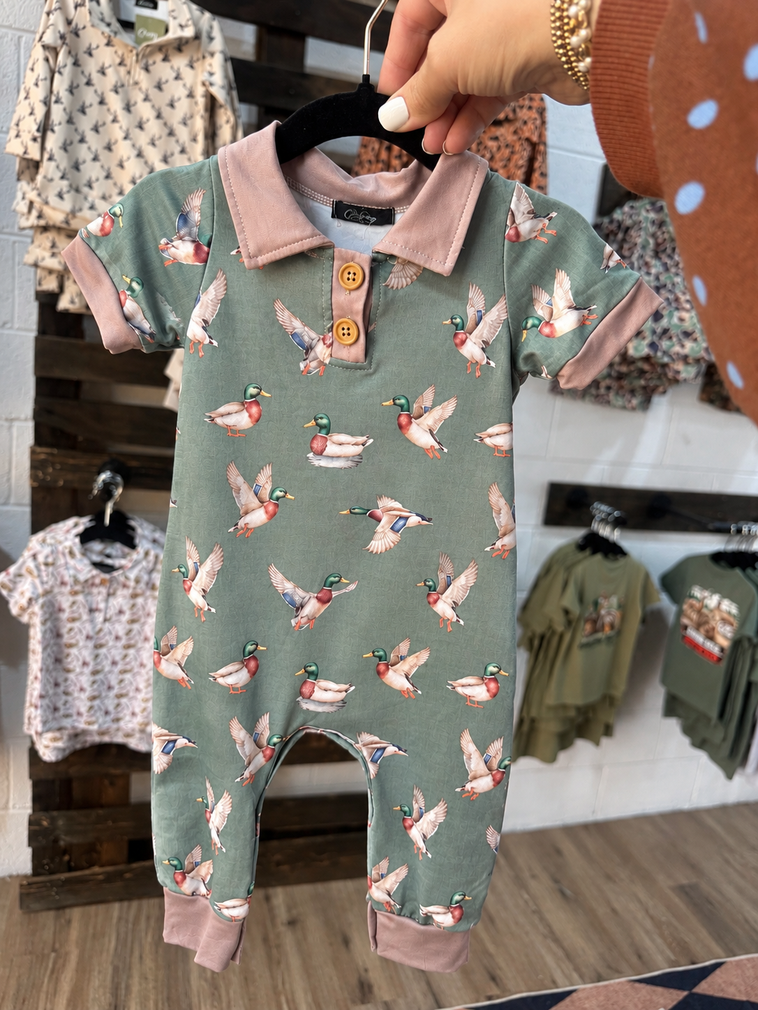 Woodrow Duck Romper