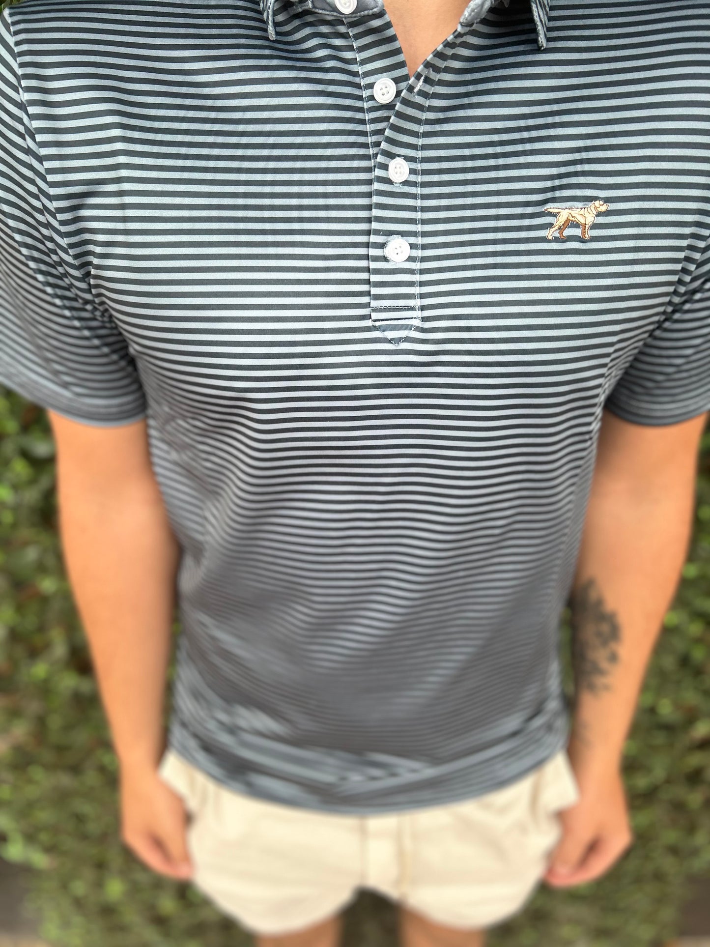 Men| Navy/Slate signature polo