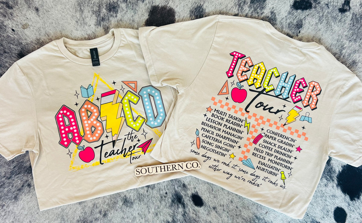 ABCD Teacher Tour T-Shirt