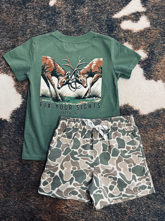 Boys| Sand Camo Performance Shorts