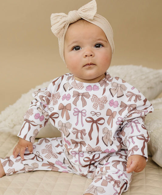 Mocha Bows Set