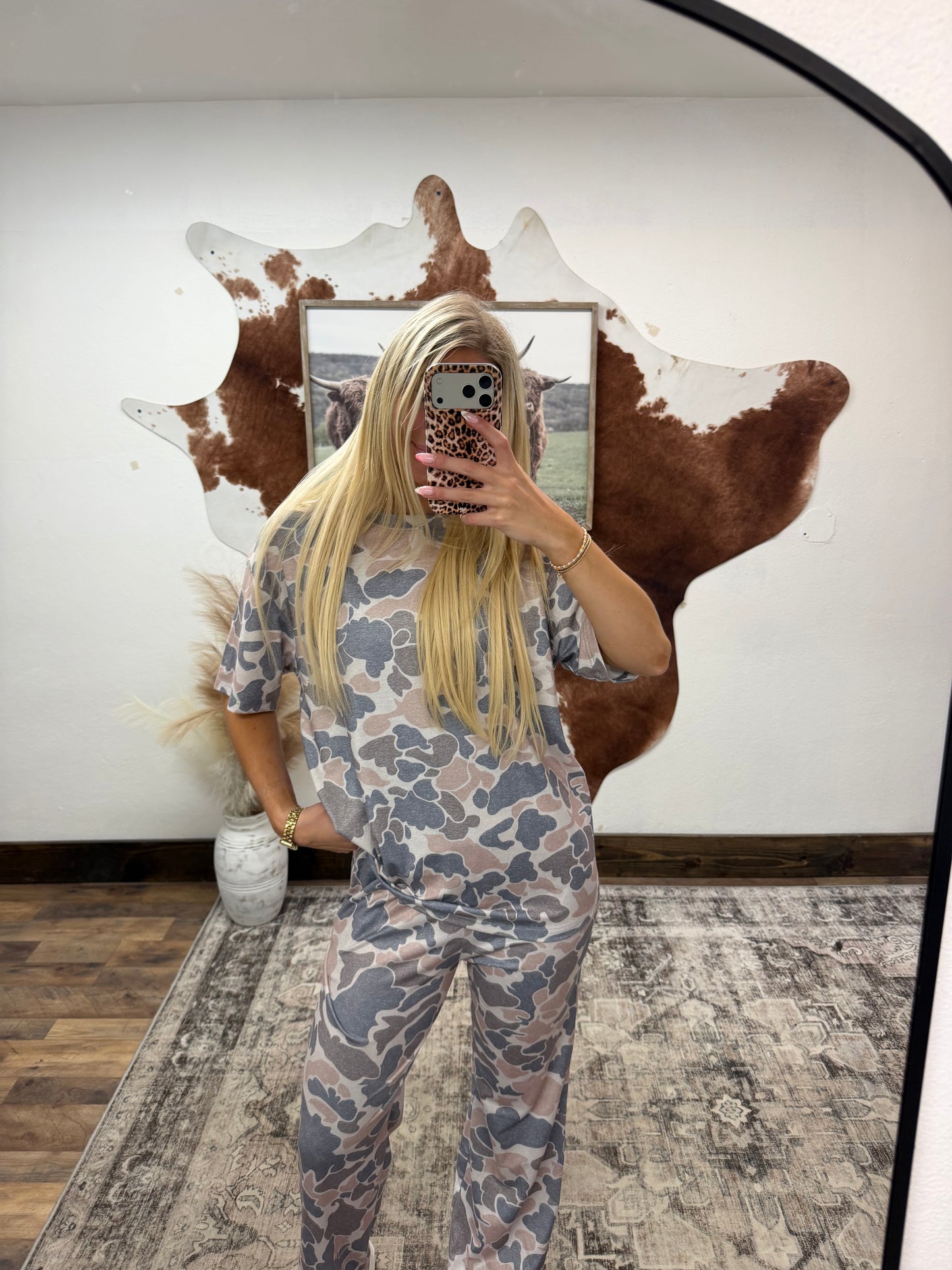 Savanah Camo Pant Set