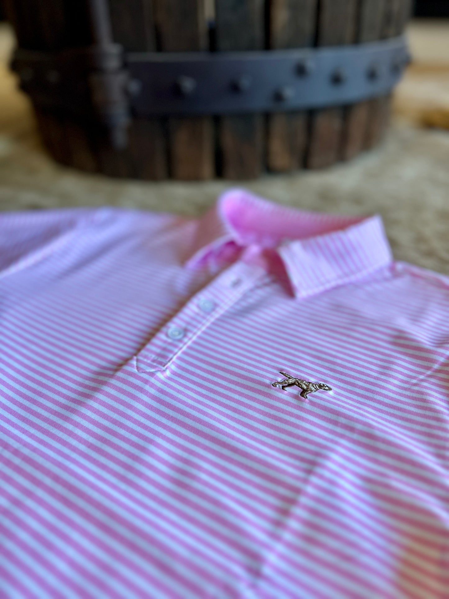 Men | Pink/ White Marshall Polo