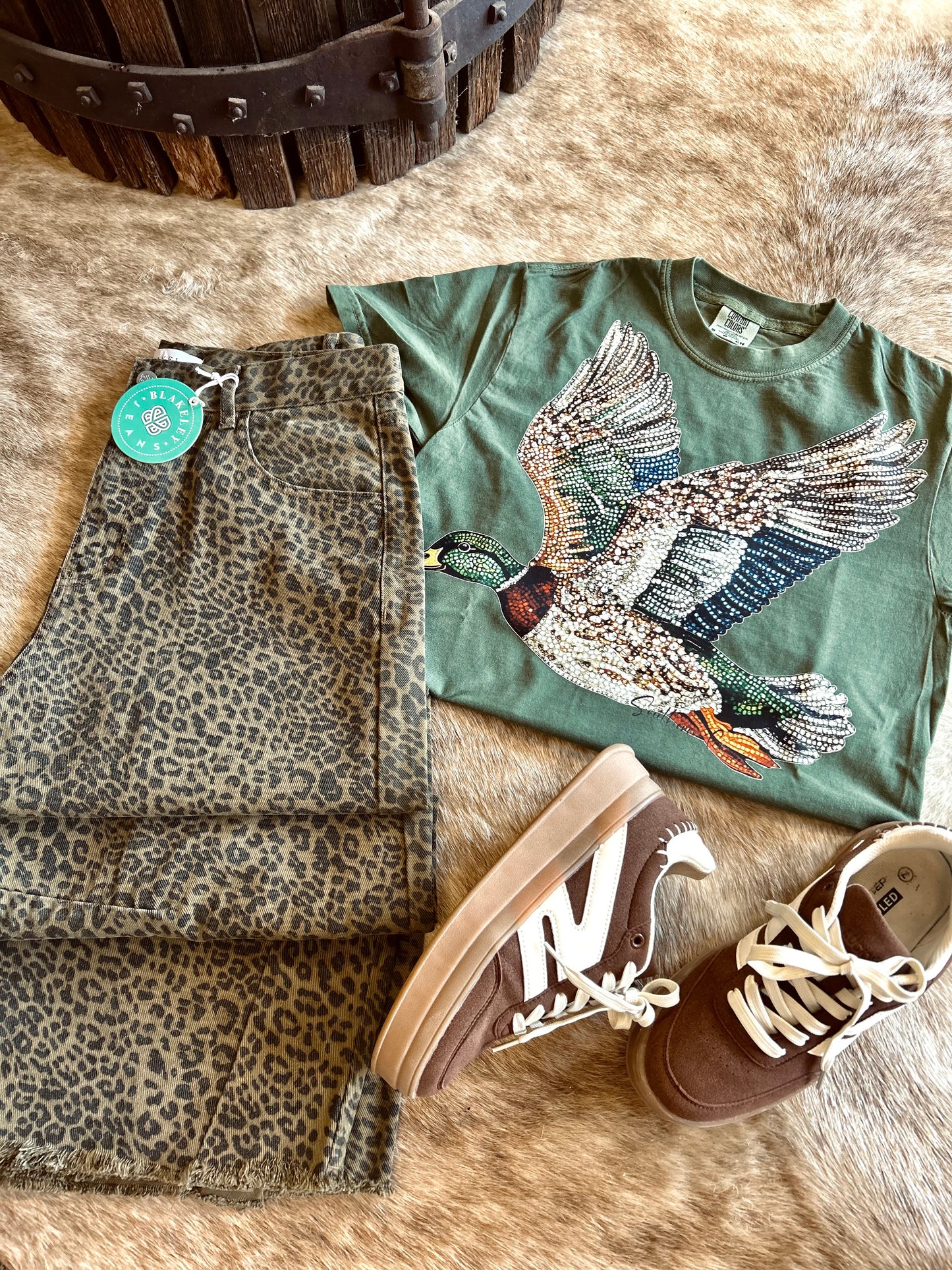 Faux Glitter Mallard Tee