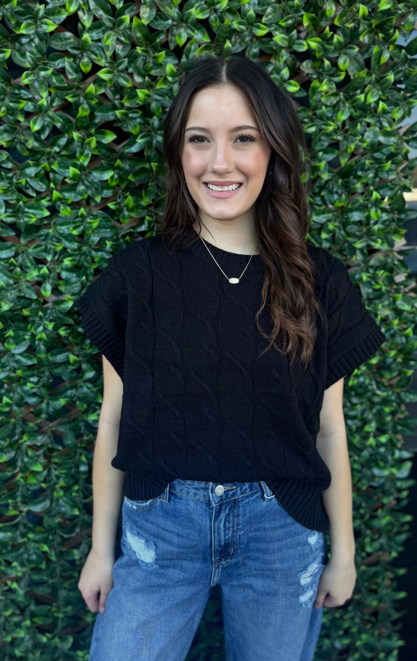 Black Knitted Sweater