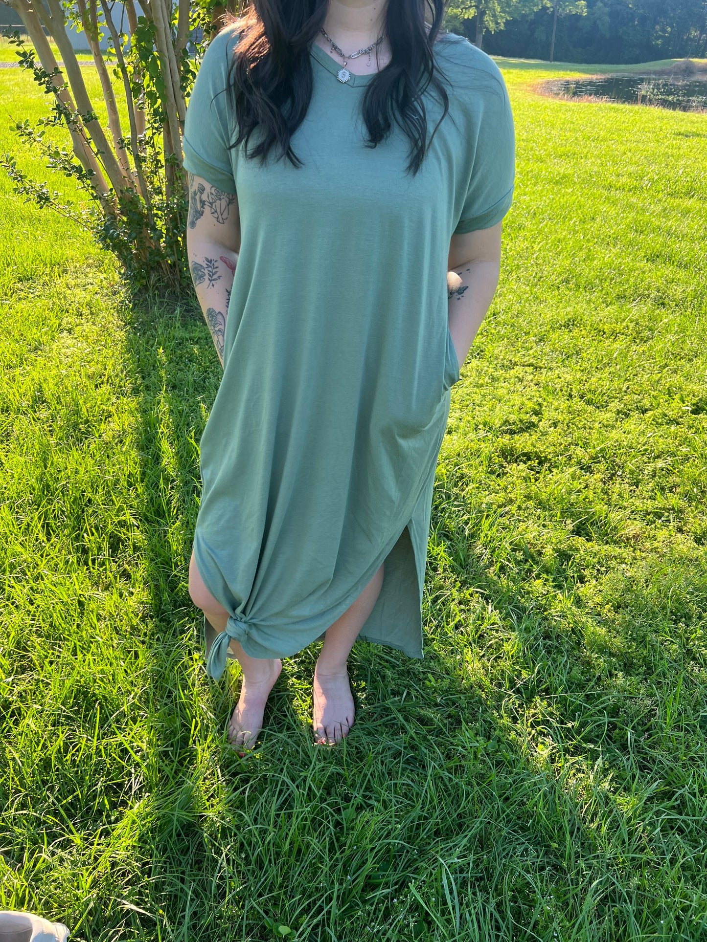 Green Maxi Dress