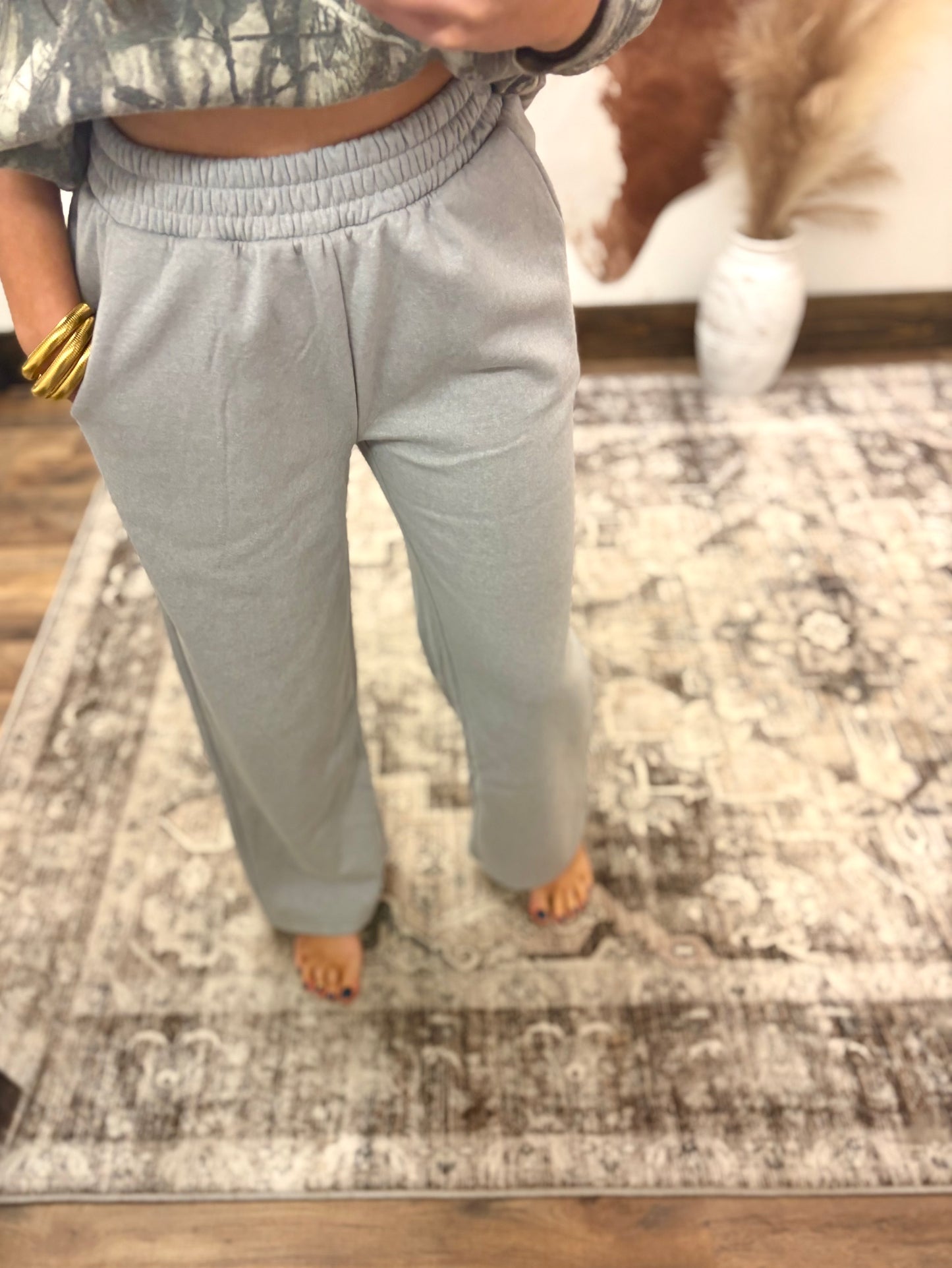 Ash grey sweatpants