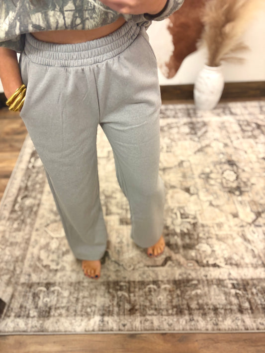 Ash grey sweatpants
