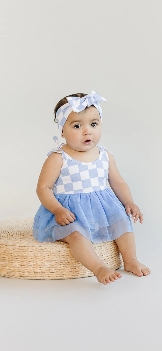 Blue Tutu Romper