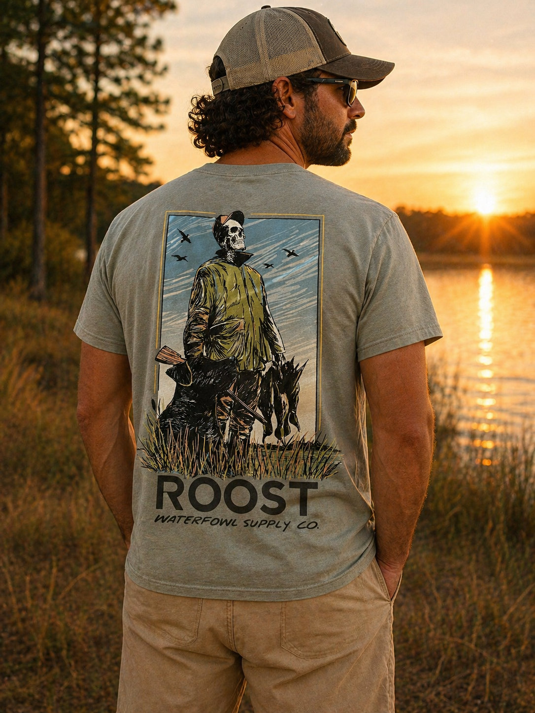 Mens| Hunting Skeleton Tee