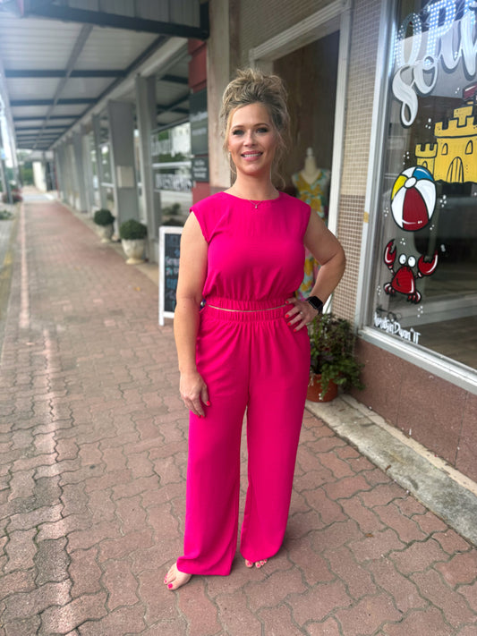 Pink Pant Set