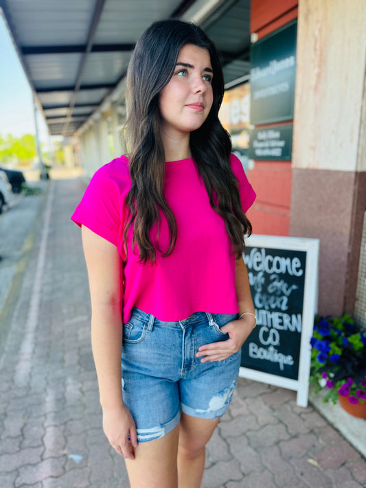Pink Basic Top