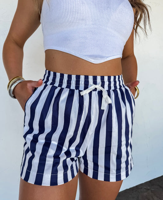 Blue All American Babe Shorts
