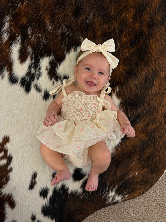Bow Dainty Romper