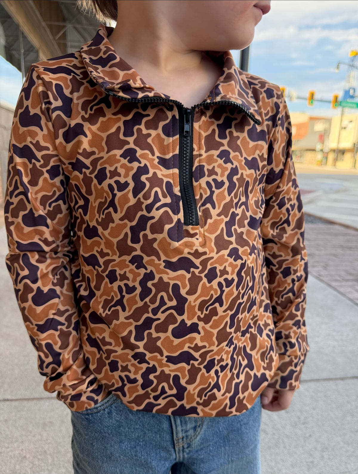 Muddy Camo Quarter Zip