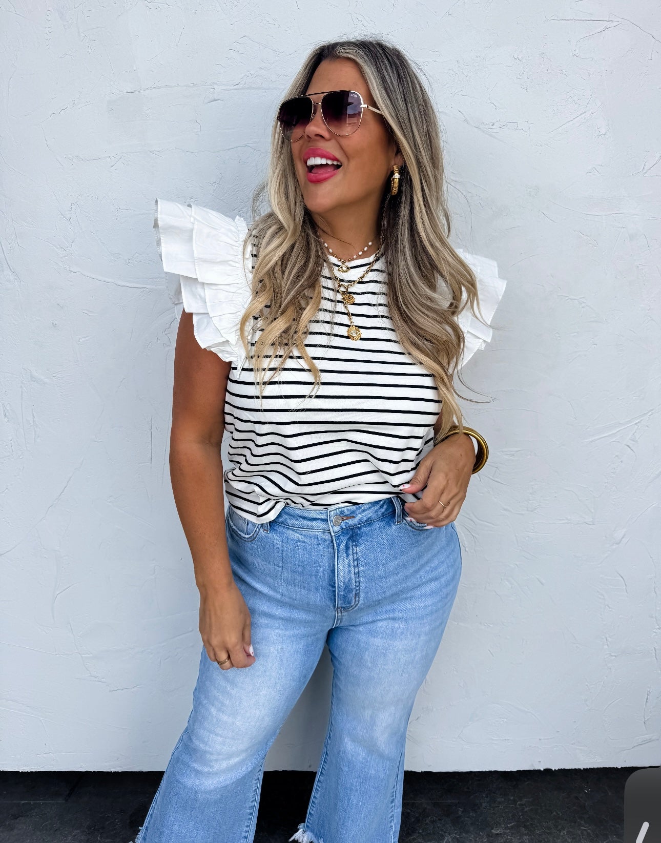 Erin Striped Top