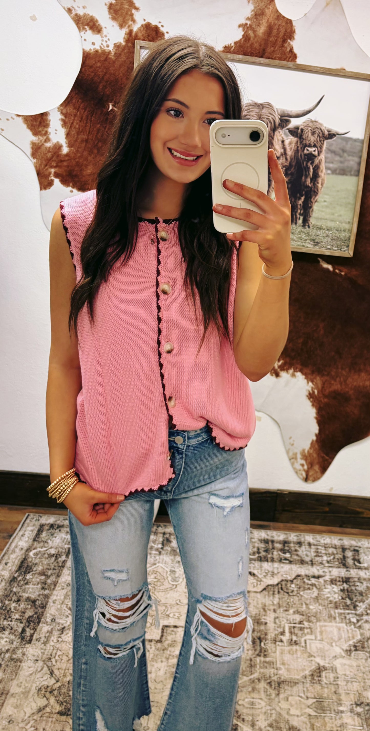 The Blush Harper Vest