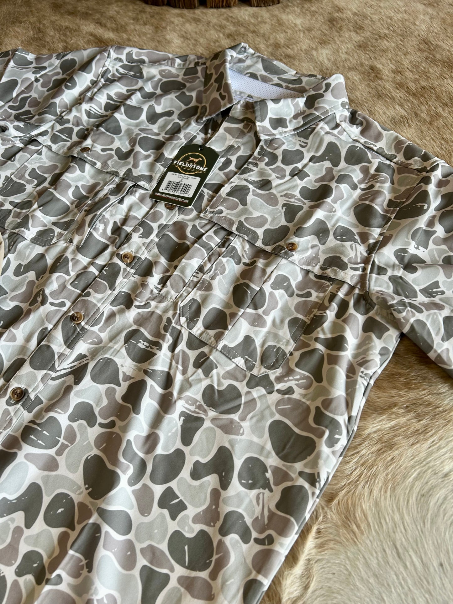 WATERFOWL  Camo Button Up