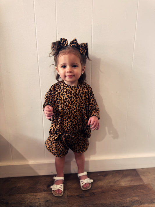 Cheetah Lounge Set