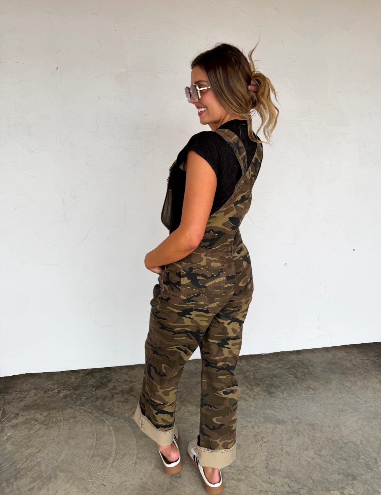 Dahlia Camo Overalls