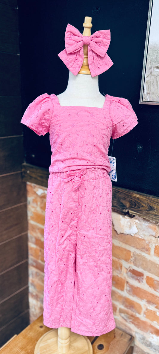 2 Piece Pink Set