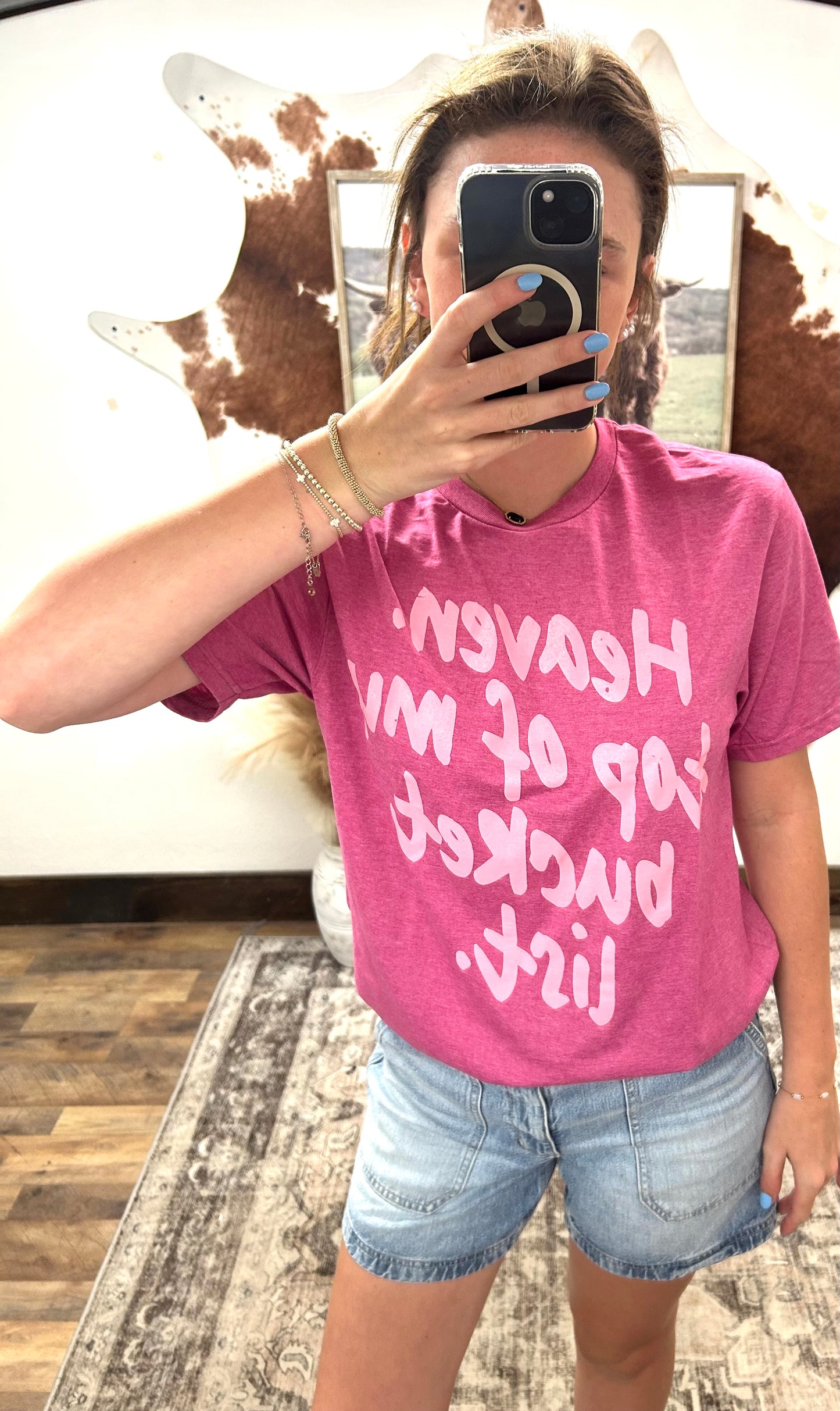 Heaven is on my bucket list tee