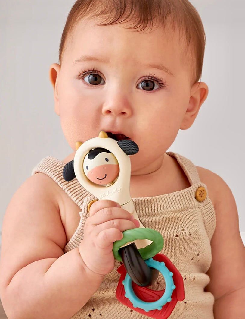Itzy Ritzy Cow Spinner Rattle