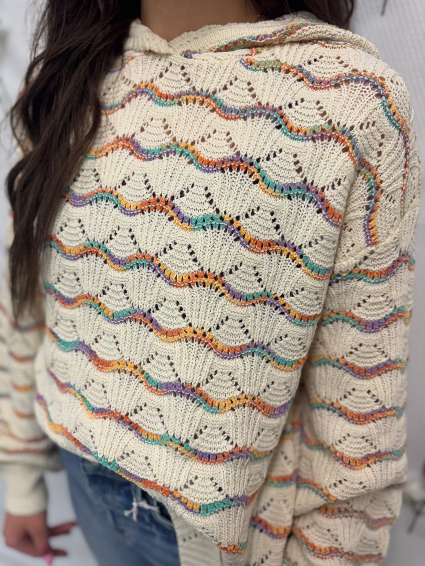 The Harlow Scalloped Pullover