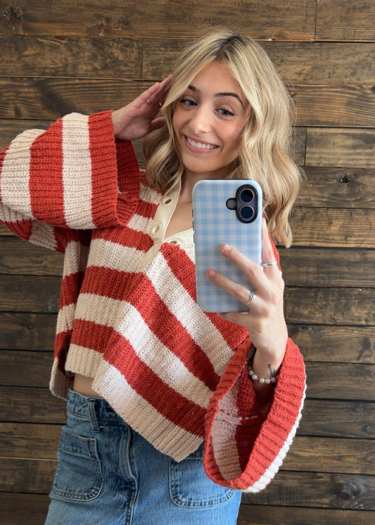 Fall Cropped Sweater