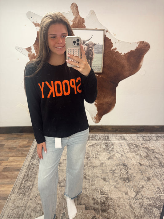 Black Spooky Sweatshirt