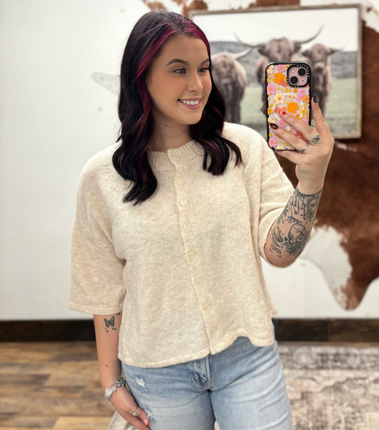 Frosted Sweater Blouse