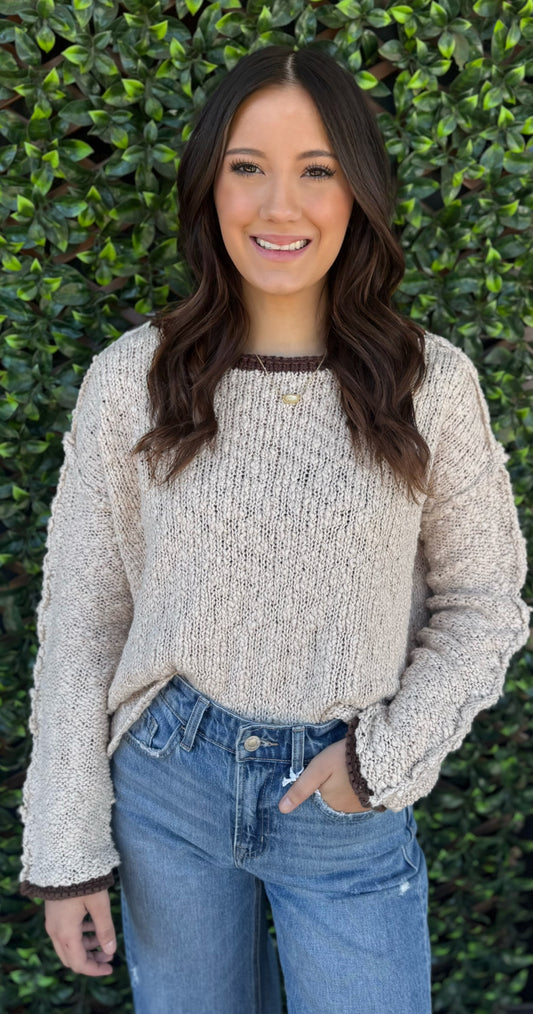 Brown & Tan Sweater