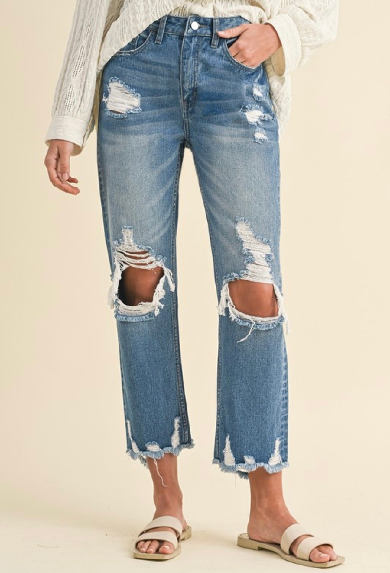 Hannah Cropped Jeans