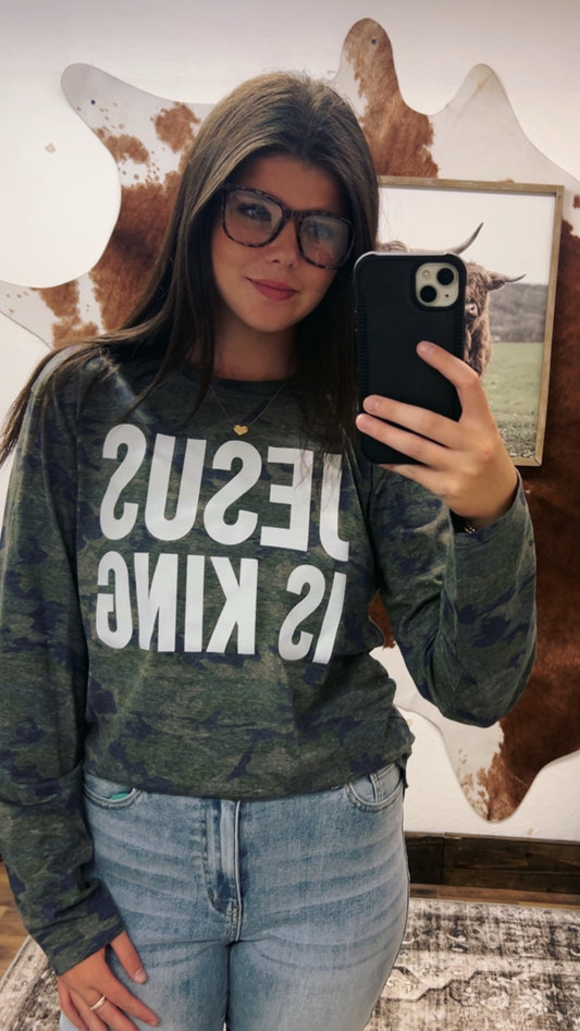 Jesus is King Long Sleeve