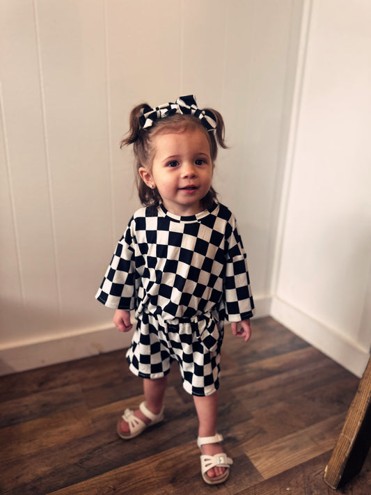 Checkered Lounge Set