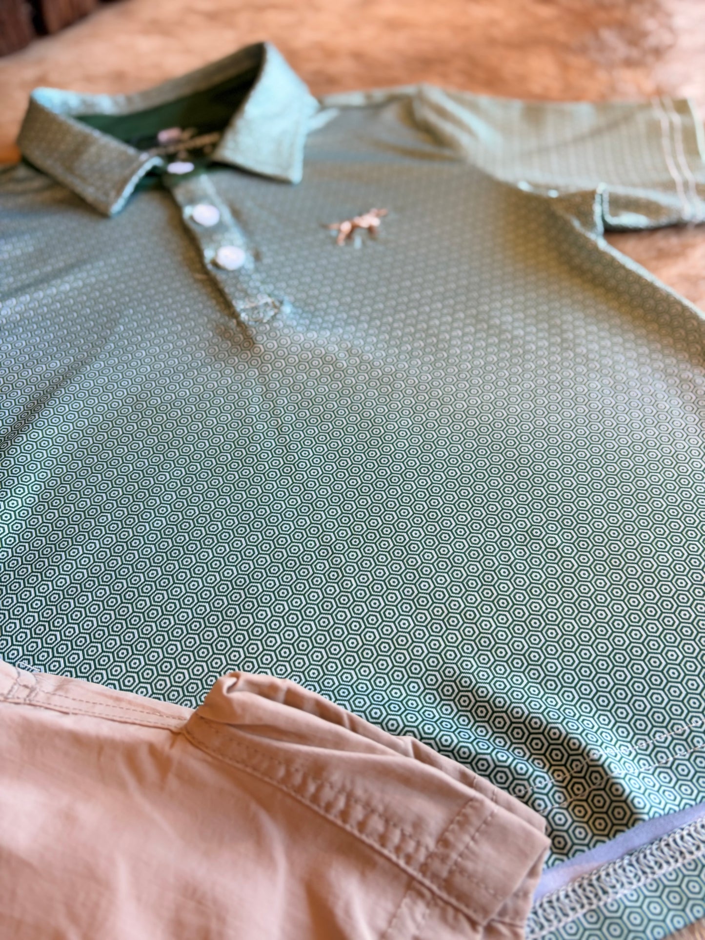 Boy| Green Diamond Polo