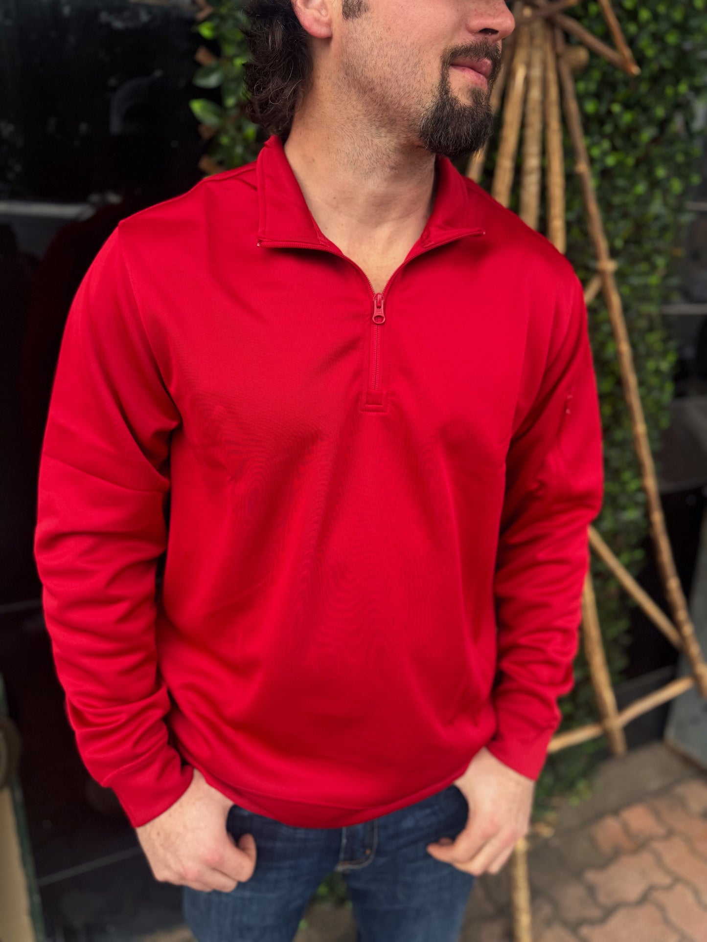 Crimson Ridge Zip Pullover