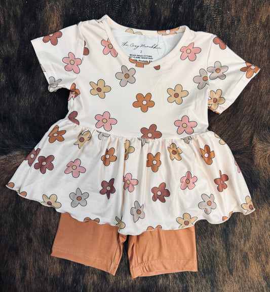Floral Biker Set