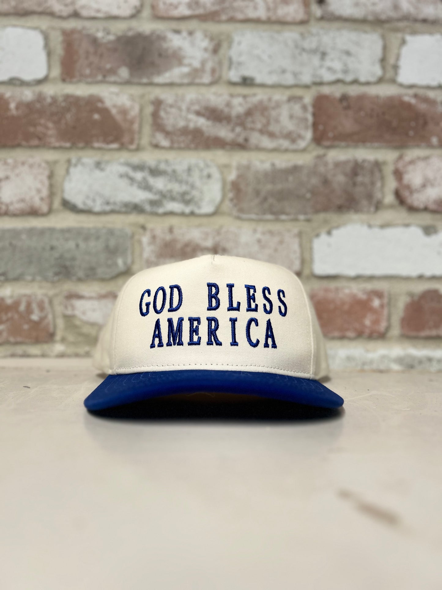 Blue God Bless America Hat