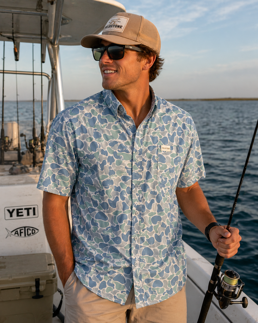 Men's| Saltwater Homestead Button Down
