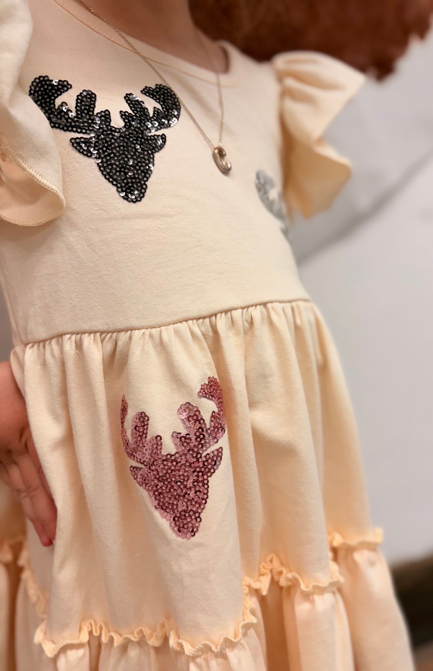 Deer Sequin Dress