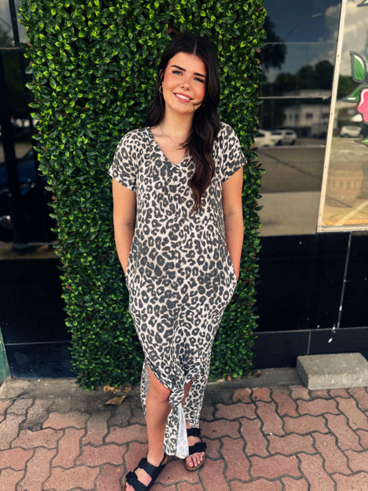 Leopard Maxi Dress