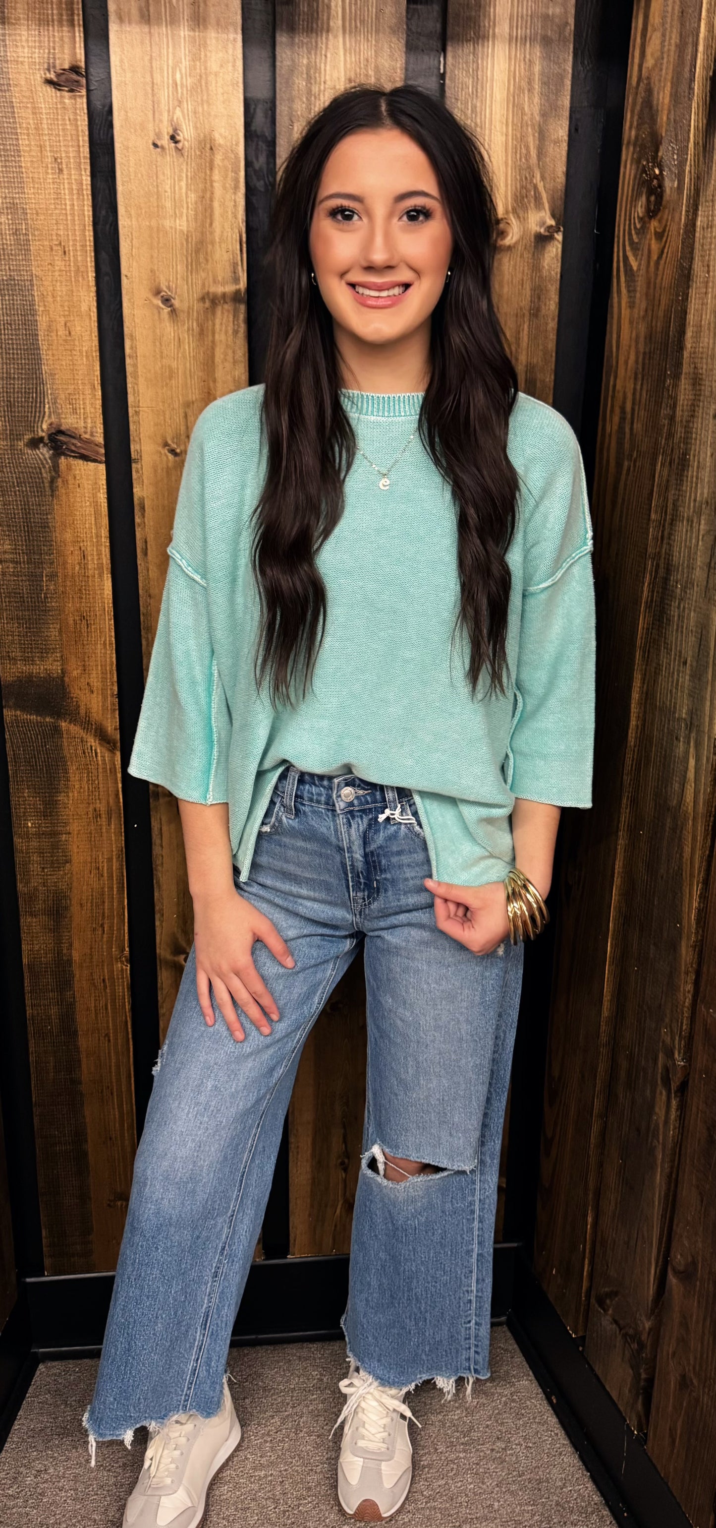 Madison Mint Sweater