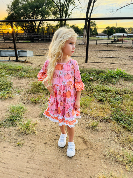 Pink Pumpkin Dress