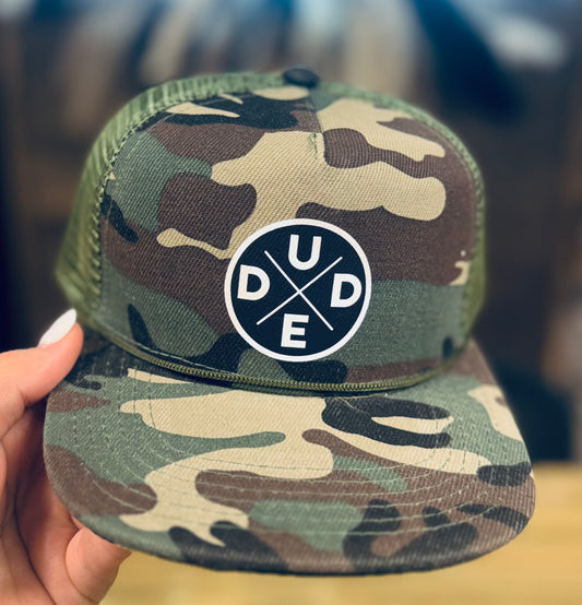 Dude Camo Youth Hat